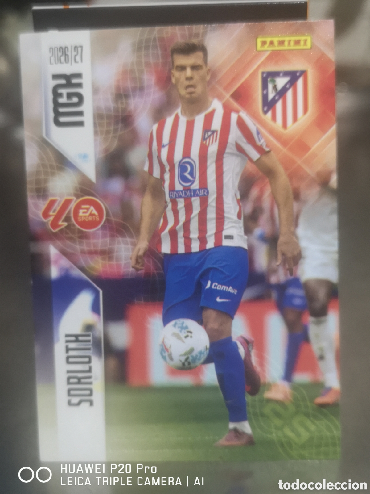 Cromos de f&uacute;tbol: MEGACRACKS 2026 27 SORLOTH 72 ATLETICO DE MADRID 2026 2027