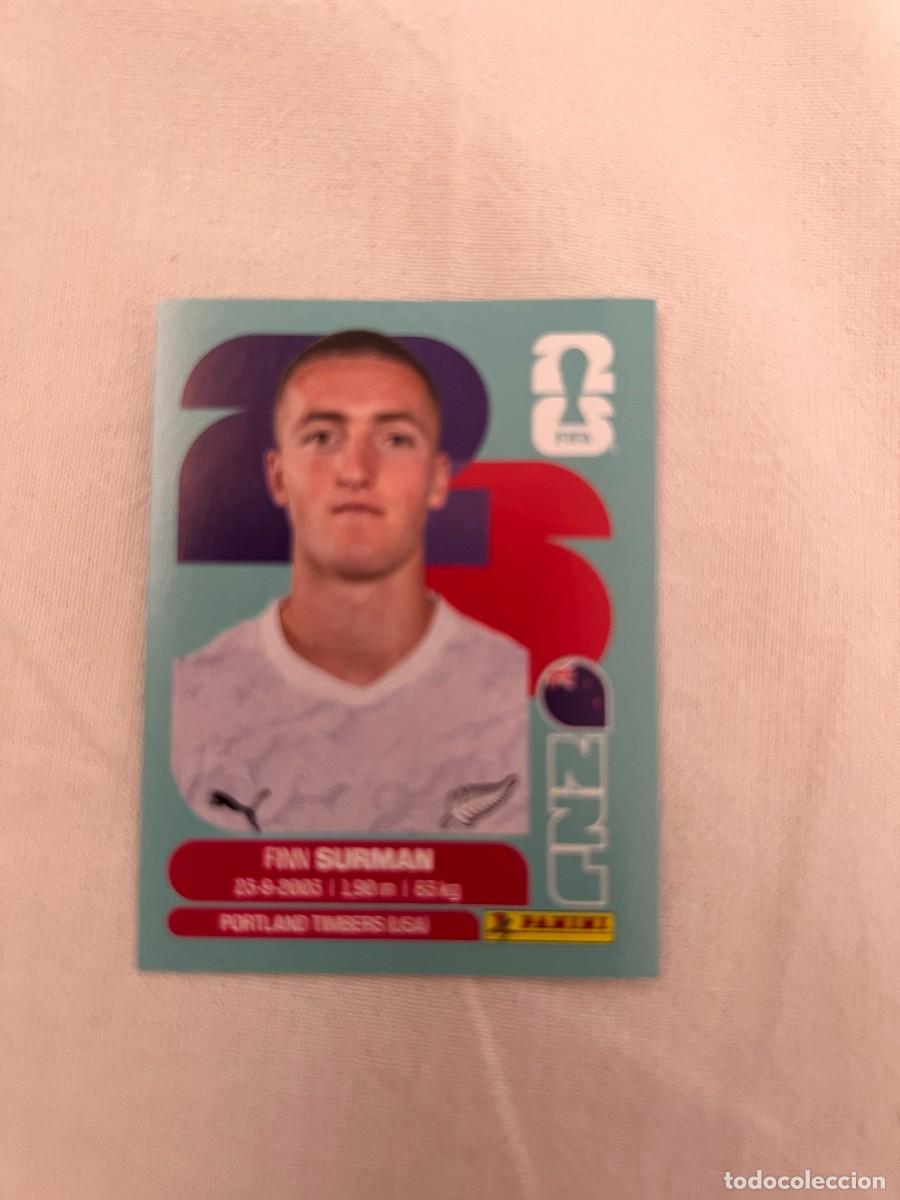 Cromos de f&uacute;tbol: FINN SURMAN NUEVA ZELANDA 9 PANINI FIFA MUNDIAL WORLD CUP 2026