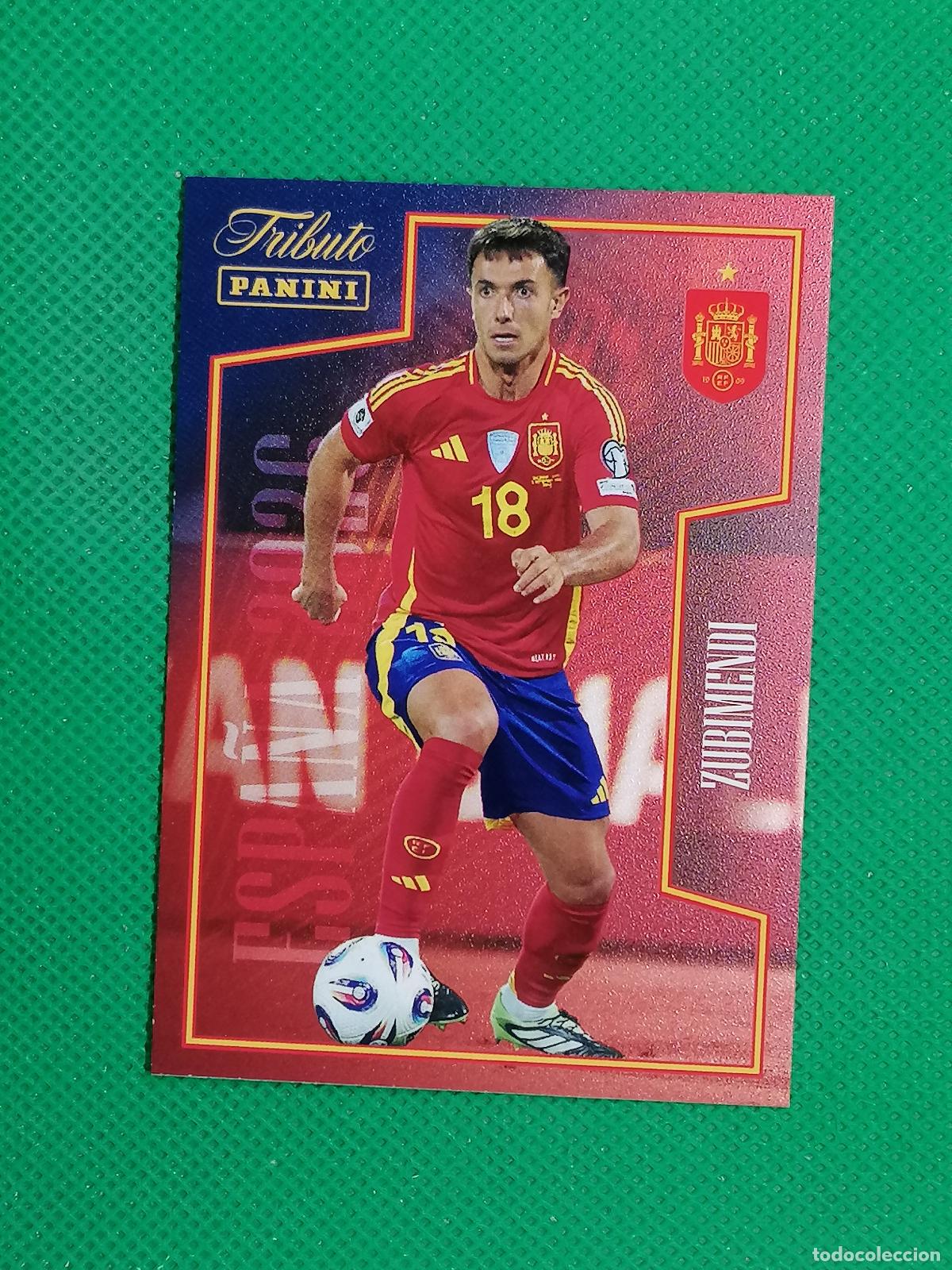 Cromos de f&uacute;tbol: 51 MARTIN ZUBIMENDI ⚽PANINI TRIBUTO SELECCION ESPA&Ntilde;OLA ESPA&Ntilde;A CARD 26 2026⚽