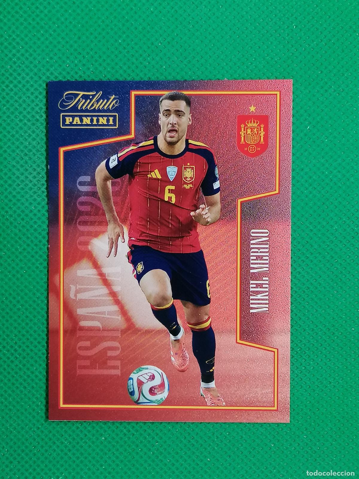 Cromos de f&uacute;tbol: 55 MIKEL MERINO ⚽PANINI TRIBUTO SELECCION ESPA&Ntilde;OLA ESPA&Ntilde;A CARD 26 2026⚽