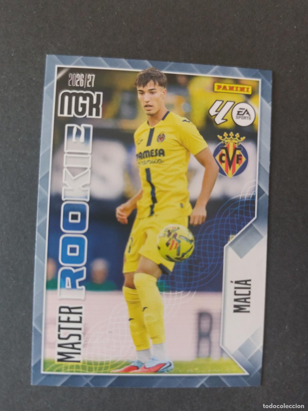 Cromos de f&uacute;tbol: 417 MACI&Aacute; VILLARREAL MASTER ROOKIE MEGACRACKS 2026 2027 26 27