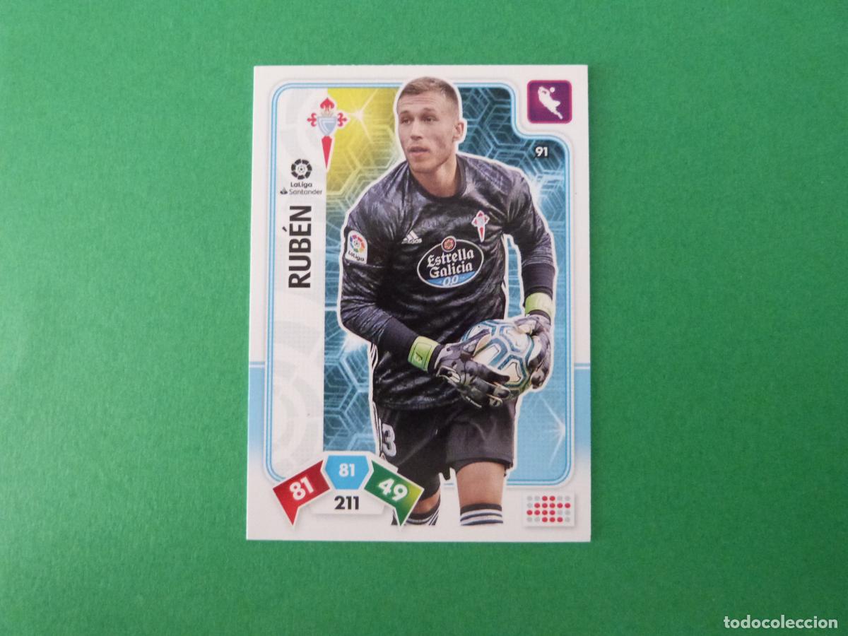 Cromos de f&uacute;tbol: TRADING CARD FUTBOL RUBEN CELTA DE VIGO N&ordm; 91 LIGA ADRENALYN XL 2019-2020/19-20 PANINI