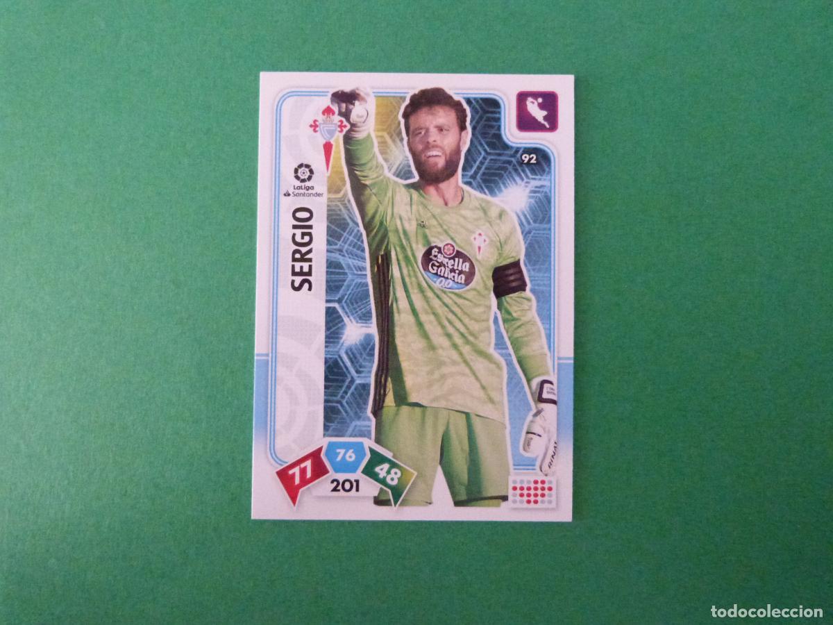 Cromos de f&uacute;tbol: TRADING CARD FUTBOL SERGIO CELTA DE VIGO N&ordm; 92 LIGA ADRENALYN XL 2019-2020/19-20 PANINI