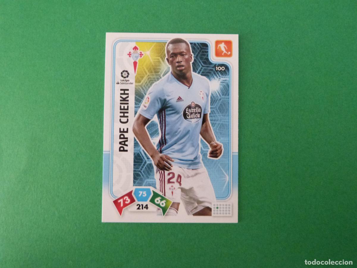Cromos de f&uacute;tbol: TRADING CARD FUTBOL PAPE CHEIKH CELTA DE VIGO N&ordm; 100 LIGA ADRENALYN XL 2019-2020/19-20 PANINI