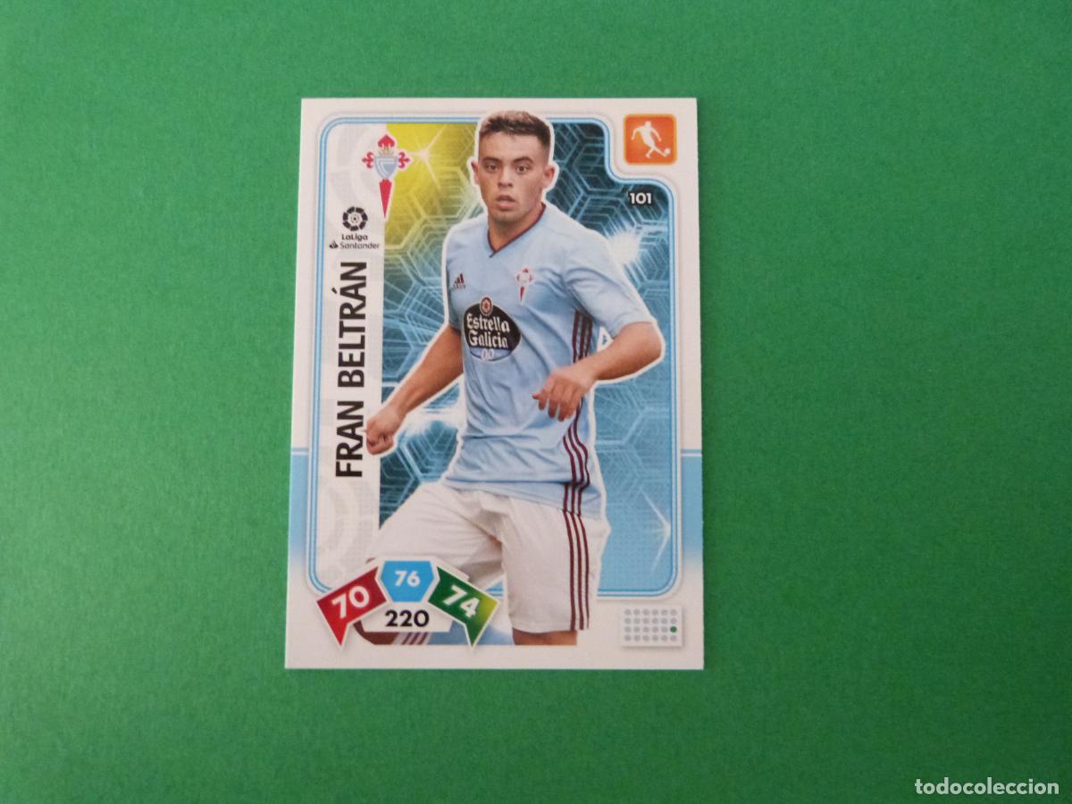 Cromos de f&uacute;tbol: TRADING CARD FUTBOL FRAN BELTRAN CELTA DE VIGO N&ordm; 101 LIGA ADRENALYN XL 2019-2020/19-20 PANINI