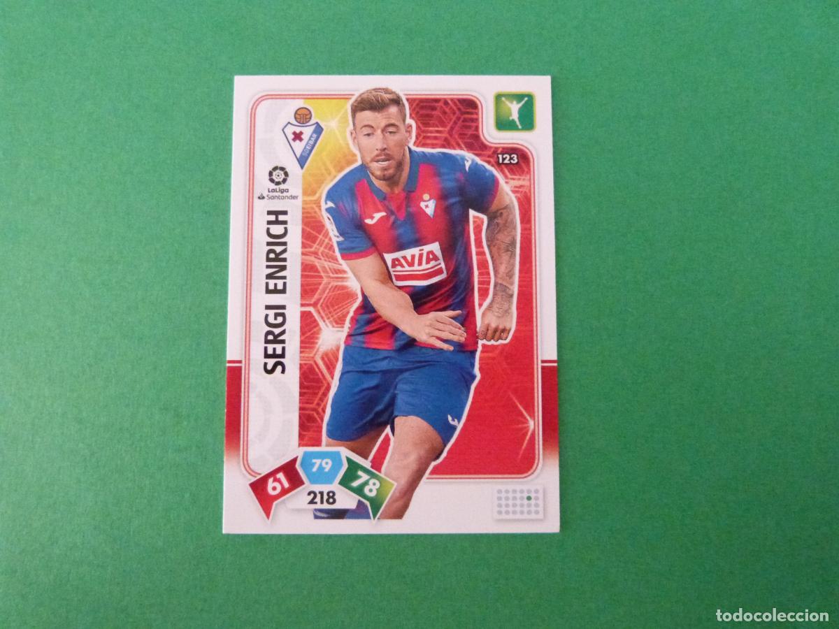 Fu&szlig;ball-Sticker: TRADING CARD FUTBOL SERGI ENRICH S.D. EIBAR N&ordm; 123 LIGA ADRENALYN XL 2019-2020/19-20 PANINI