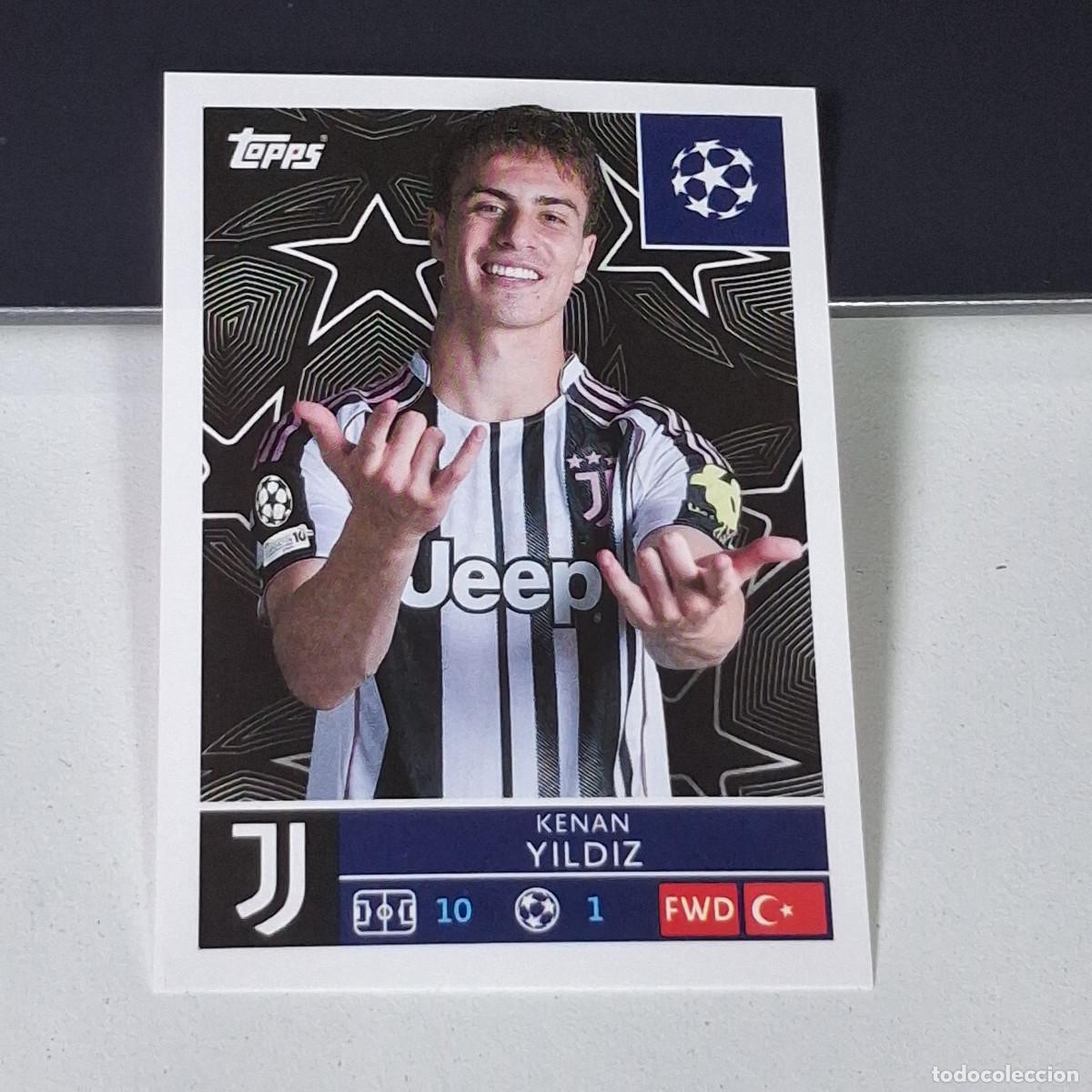 Cromos de f&uacute;tbol: B5 251 KENAN YILDIZ JUVENTUS STICKER CHAMPIONS LEAGUE 2025 2026 25 26 TOPPS