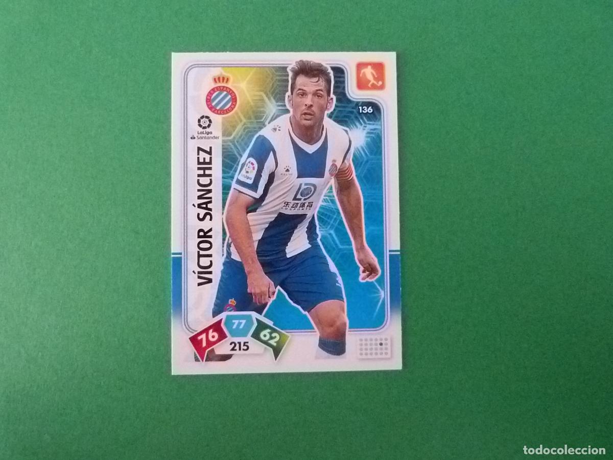 Cromos de f&uacute;tbol: TRADING CARD FUTBOL VICTOR SANCHEZ RCD ESPA&Ntilde;OL-ESPANYOL 136 LIGA ADRENALYN XL 2019-2020/19-20 PANINI