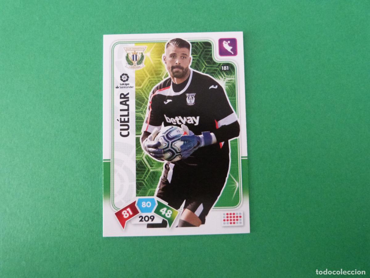 Cromos de f&uacute;tbol: TRADING CARD FUTBOL CUELLAR C.D. LEGANES N&ordm; 181 LIGA ADRENALYN XL 2019-2020/19-20 PANINI