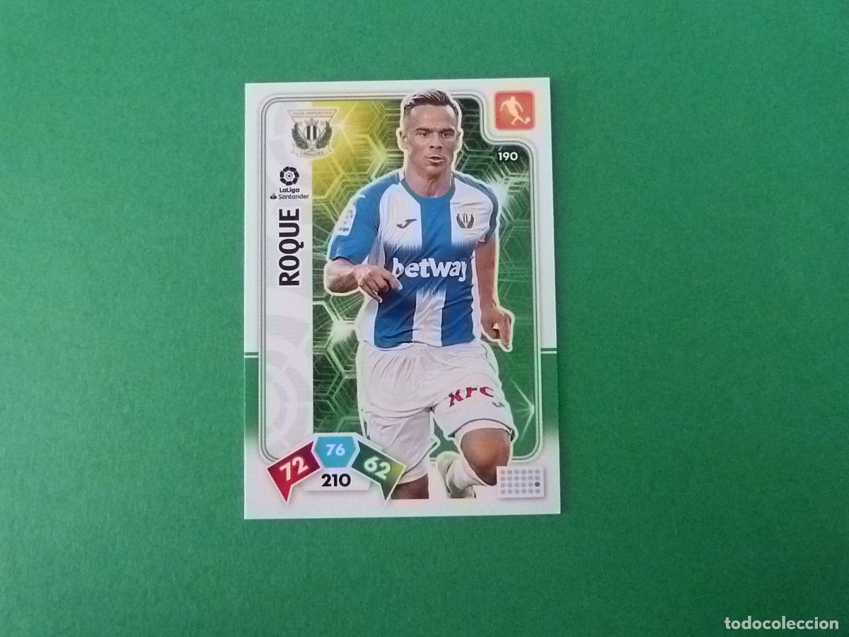 Fu&szlig;ball-Sticker: TRADING CARD FUTBOL ROQUE C.D. LEGANES N&ordm; 190 LIGA ADRENALYN XL 2019-2020/19-20 PANINI