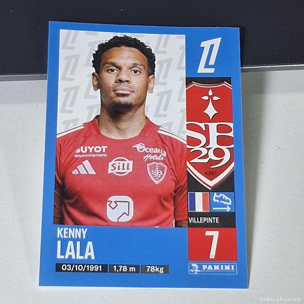 Fu&szlig;ball-Sticker: B42 75 KENNY LALA STADE BRESTOIS CROMO PANINI LIGUE 1 FOOT 24-25 LIGA FRANCIA 2024-2025