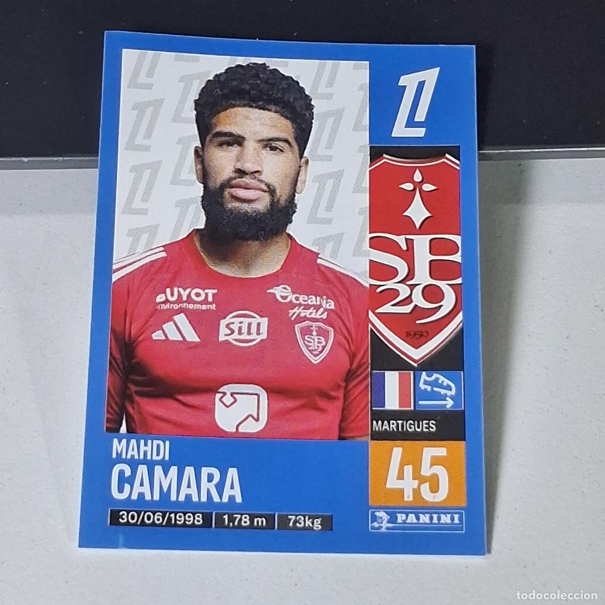 Football Stickers: B42 78 MAHDI CAMARA STADE BRESTOIS CROMO PANINI LIGUE 1 FOOT 24-25 LIGA FRANCIA 2024-2025