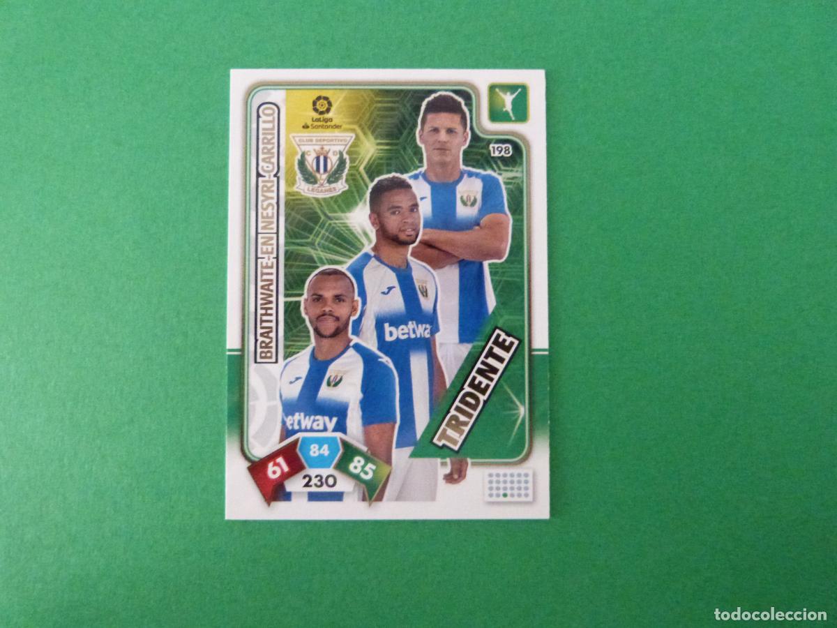 Football Stickers: TRADING CARD FUTBOL TRIDENTE C.D. LEGANES N&ordm; 198 LIGA ADRENALYN XL 2019-2020/19-20 PANINI