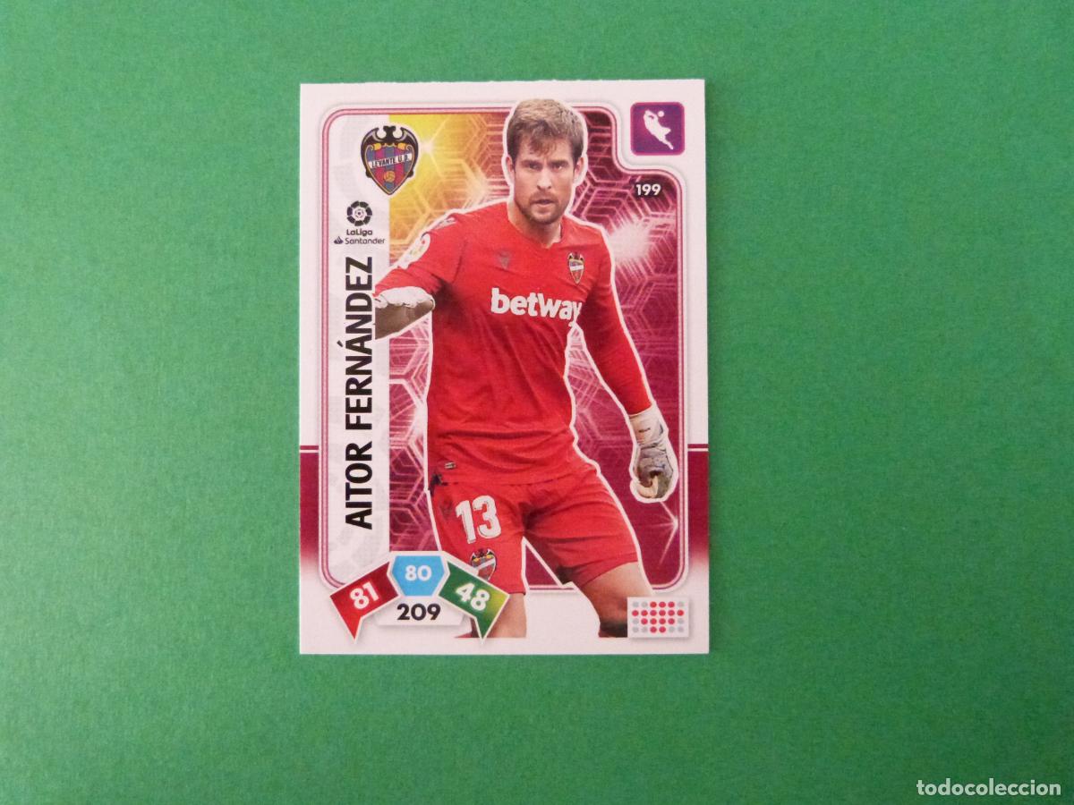Fu&szlig;ball-Sticker: TRADING CARD FUTBOL AITOR FERNANDEZ LEVANTE U.D. N&ordm; 199 LIGA ADRENALYN XL 2019-2020/19-20 PANINI