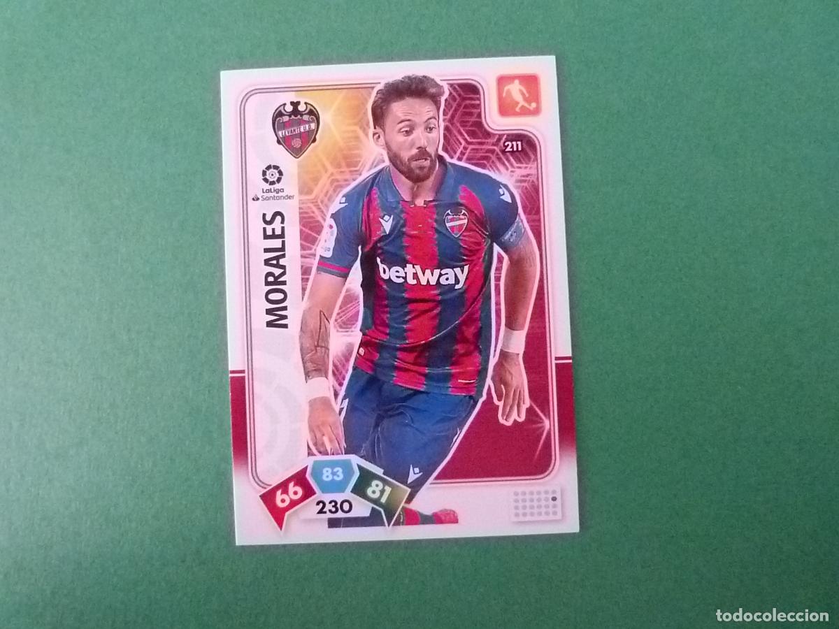 Fu&szlig;ball-Sticker: TRADING CARD FUTBOL MORALES LEVANTE U.D. N&ordm; 211 LIGA ADRENALYN XL 2019-2020/19-20 PANINI
