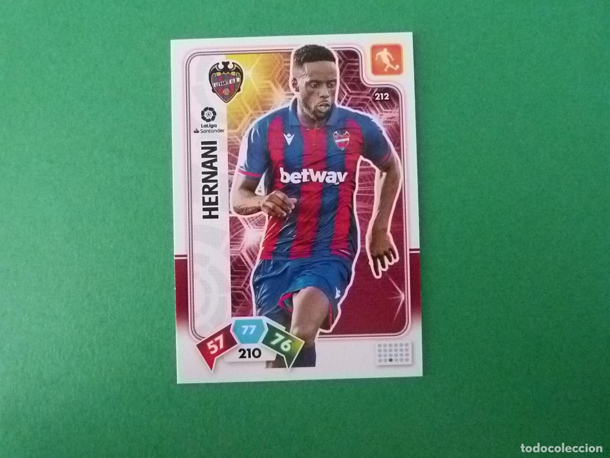 Fu&szlig;ball-Sticker: TRADING CARD FUTBOL HERNANI LEVANTE U.D. N&ordm; 212 LIGA ADRENALYN XL 2019-2020/19-20 PANINI