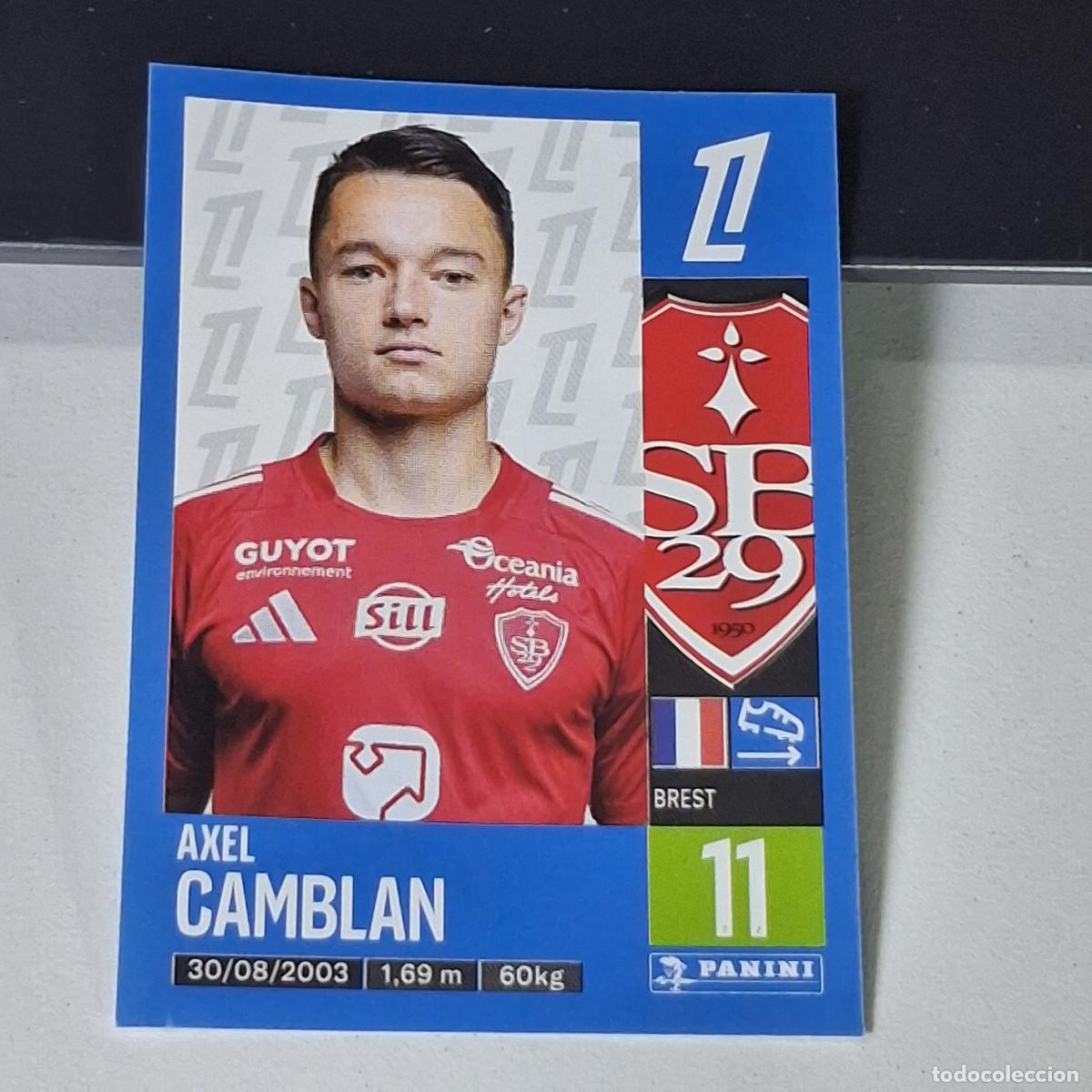 Fu&szlig;ball-Sticker: B42 89 AXEL CAMBLAN STADE BRESTOIS CROMO PANINI LIGUE 1 FOOT 24-25 LIGA FRANCIA 2024-2025