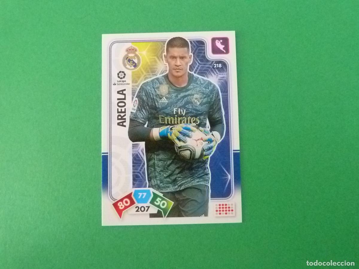 Fu&szlig;ball-Sticker: TRADING CARD FUTBOL AREOLA REAL MADRID C.F. N&ordm; 218 LIGA ADRENALYN XL 2019-2020/19-20 PANINI