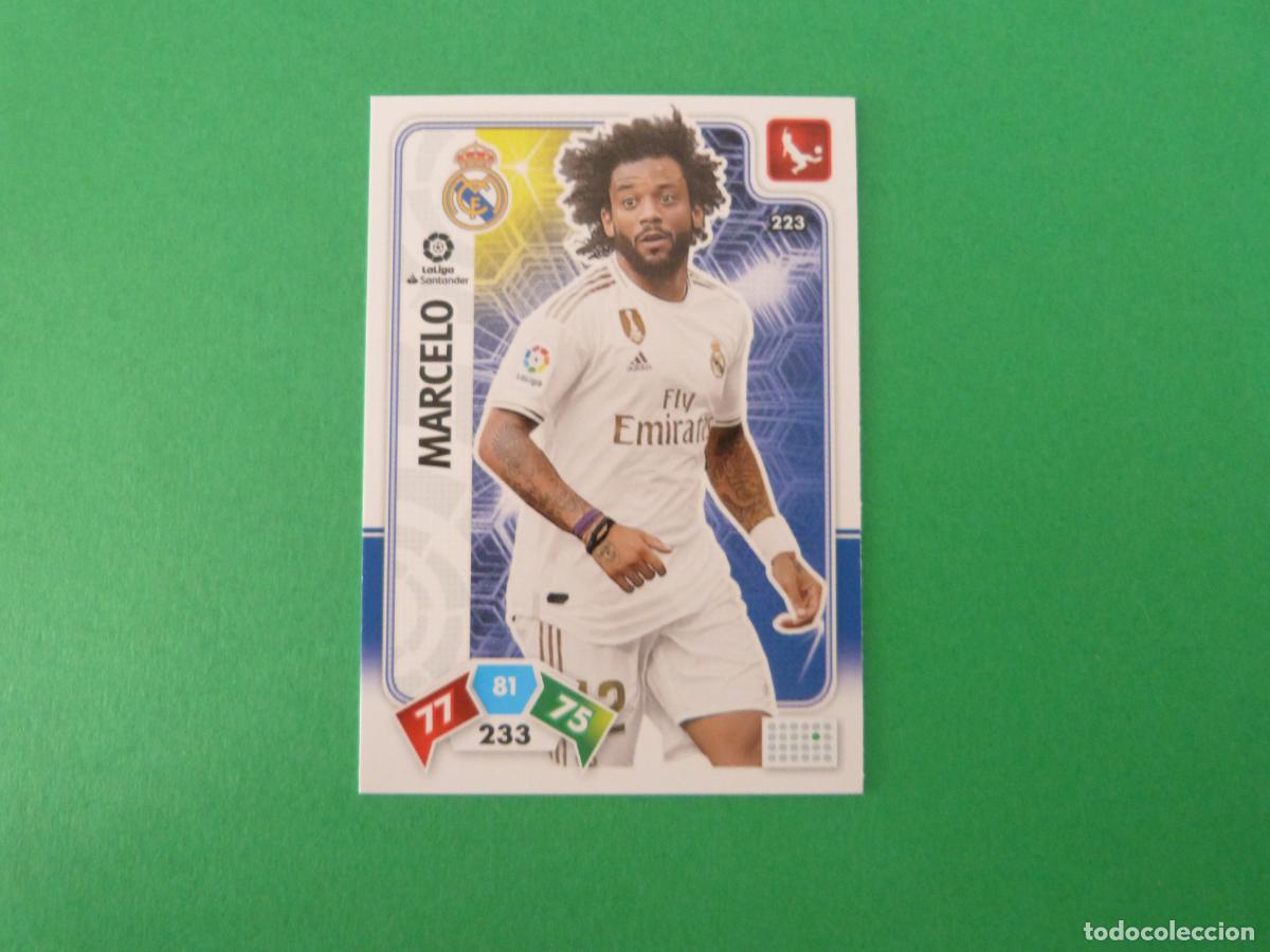Fu&szlig;ball-Sticker: TRADING CARD FUTBOL MARCELO REAL MADRID C.F. N&ordm; 223 LIGA ADRENALYN XL 2019-2020/19-20 PANINI