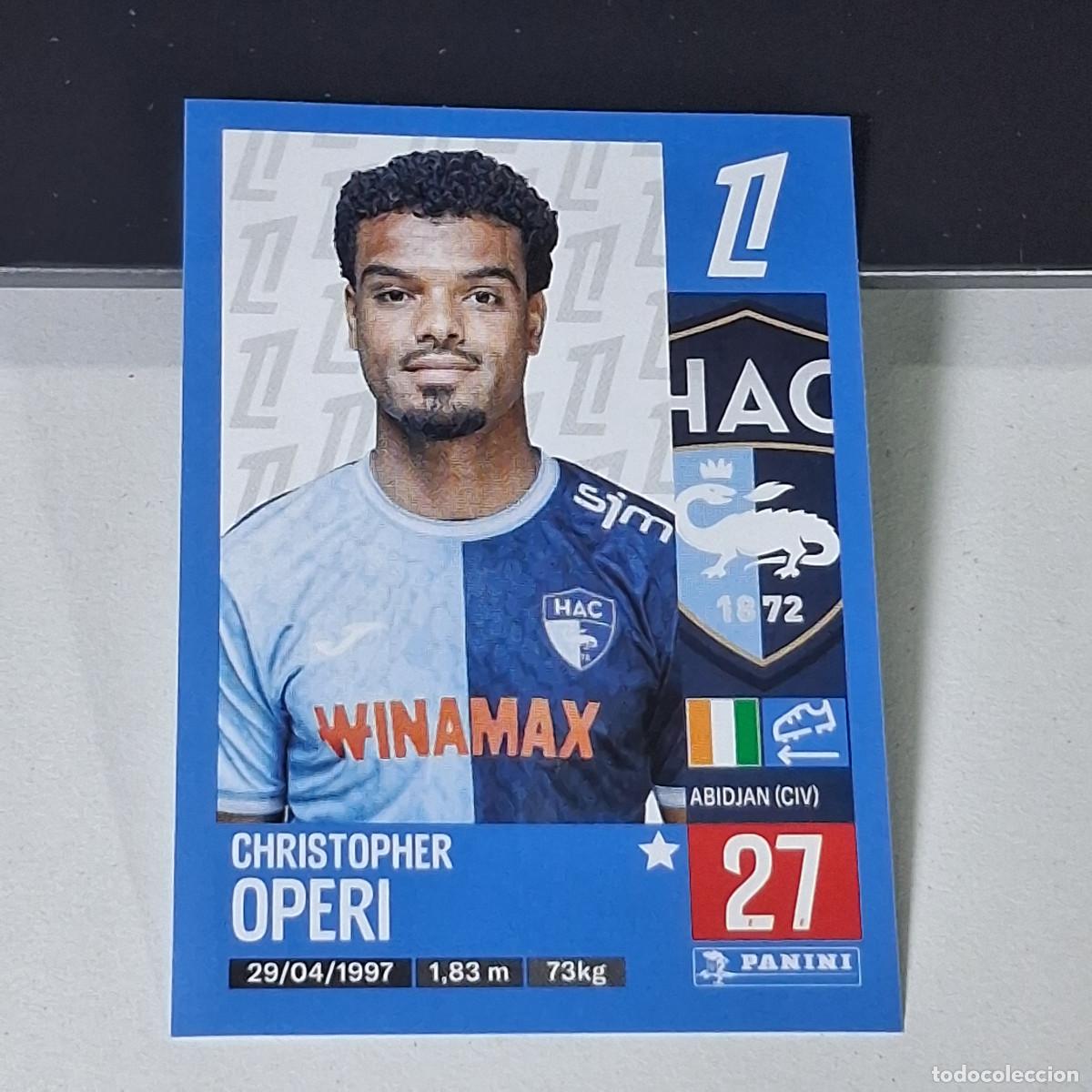 Fu&szlig;ball-Sticker: B42 105 CHRISTOPHER OPERI LE HAVRE CROMO PANINI LIGUE 1 FOOT 24-25 LIGA FRANCIA 2024-2025