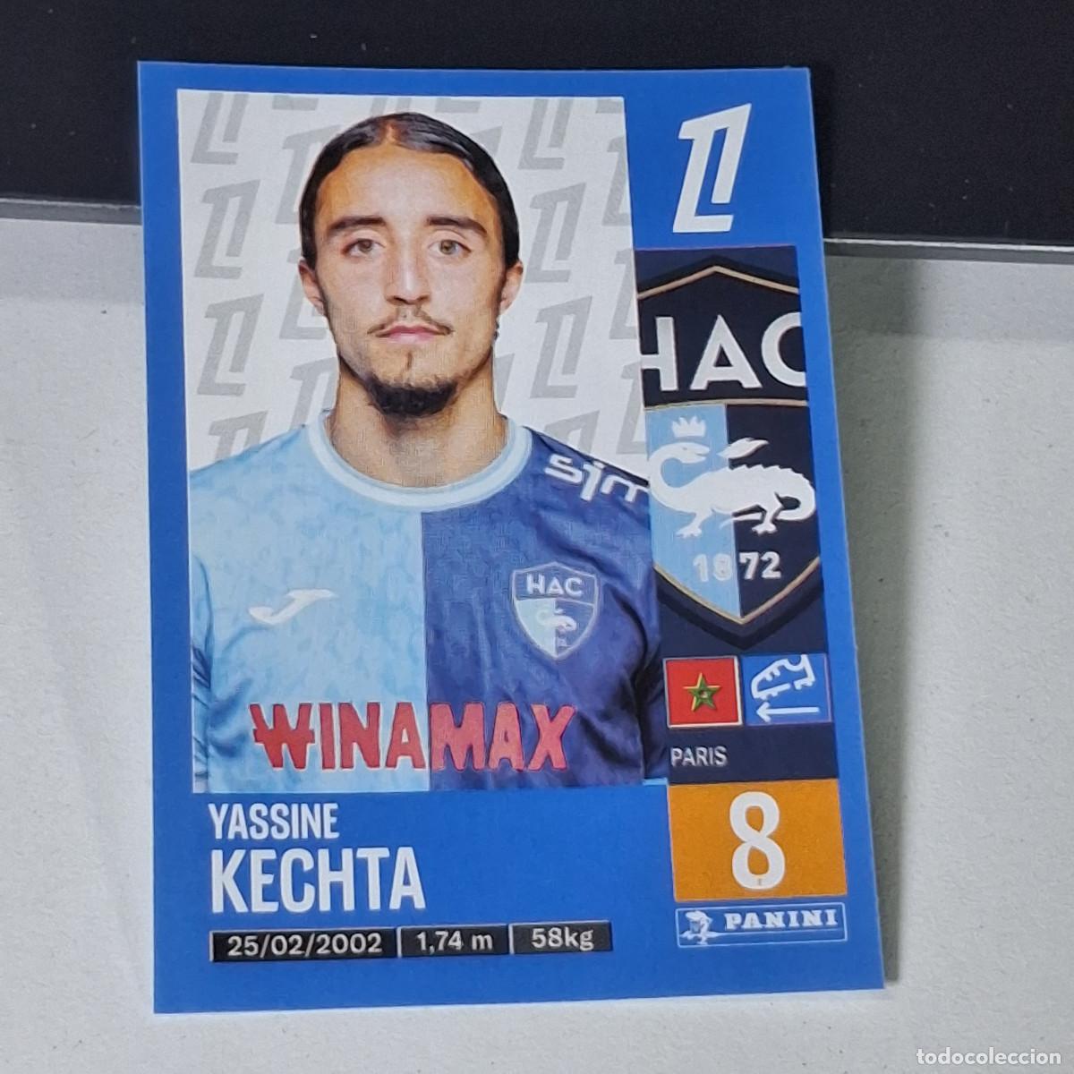 Cromos de f&uacute;tbol: B42 113 YASSINE KECHTA LE HAVRE CROMO PANINI LIGUE 1 FOOT 24-25 LIGA FRANCIA 2024-2025