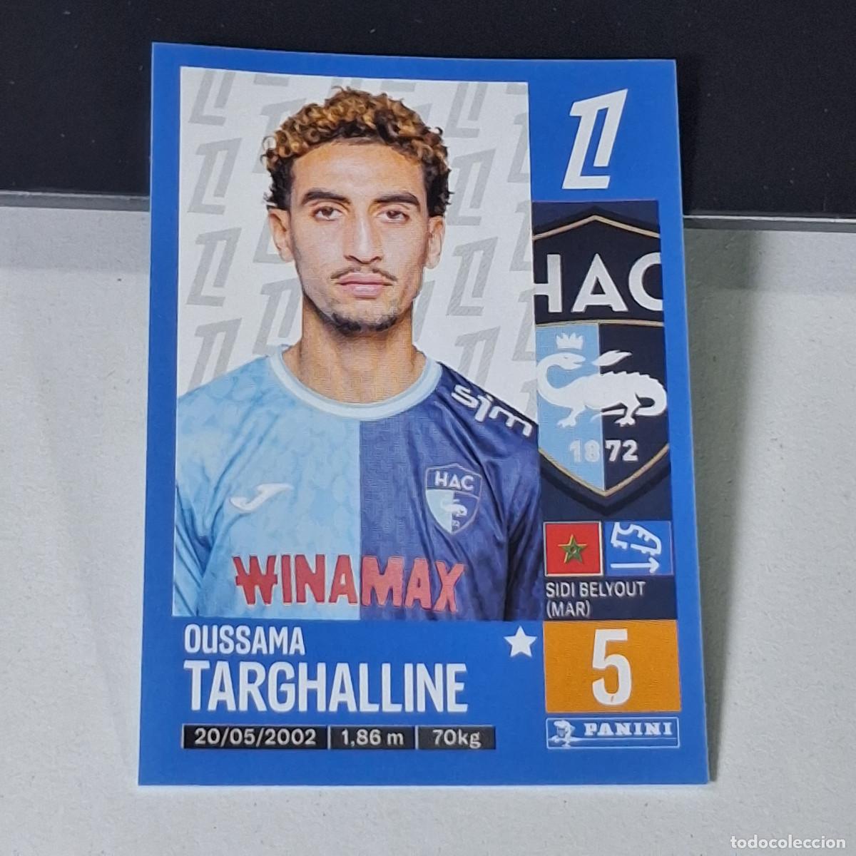 Cromos de f&uacute;tbol: B42 116 OUSSAMA TARGHALLINE LE HAVRE CROMO PANINI LIGUE 1 FOOT 24-25 LIGA FRANCIA 2024-2025