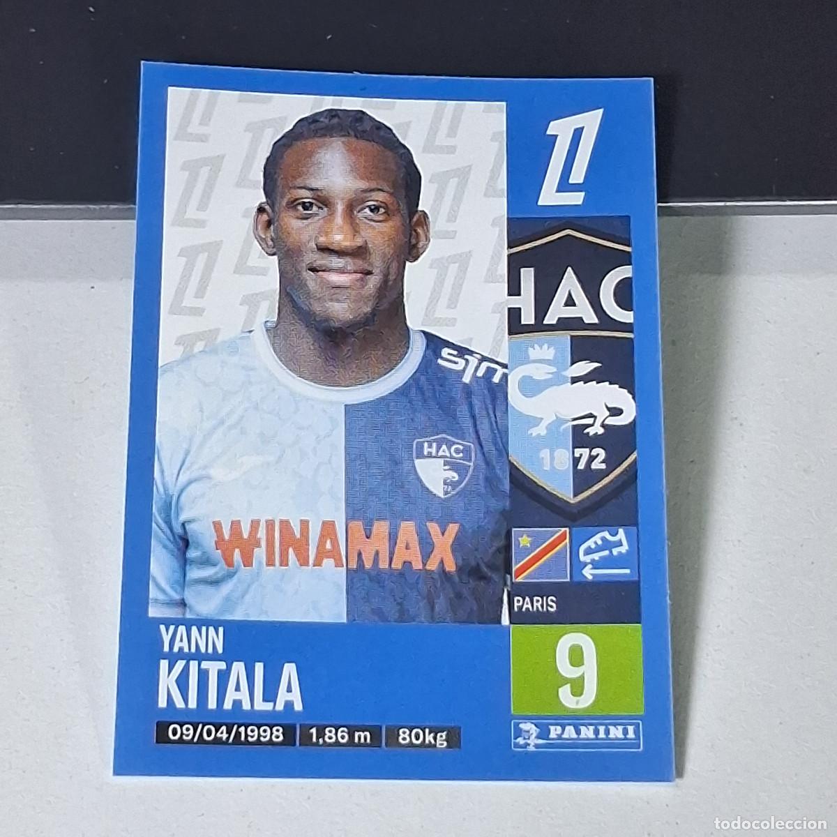 Cromos de f&uacute;tbol: B42 123 YANN KITALA LE HAVRE CROMO PANINI LIGUE 1 FOOT 24-25 LIGA FRANCIA 2024-2025
