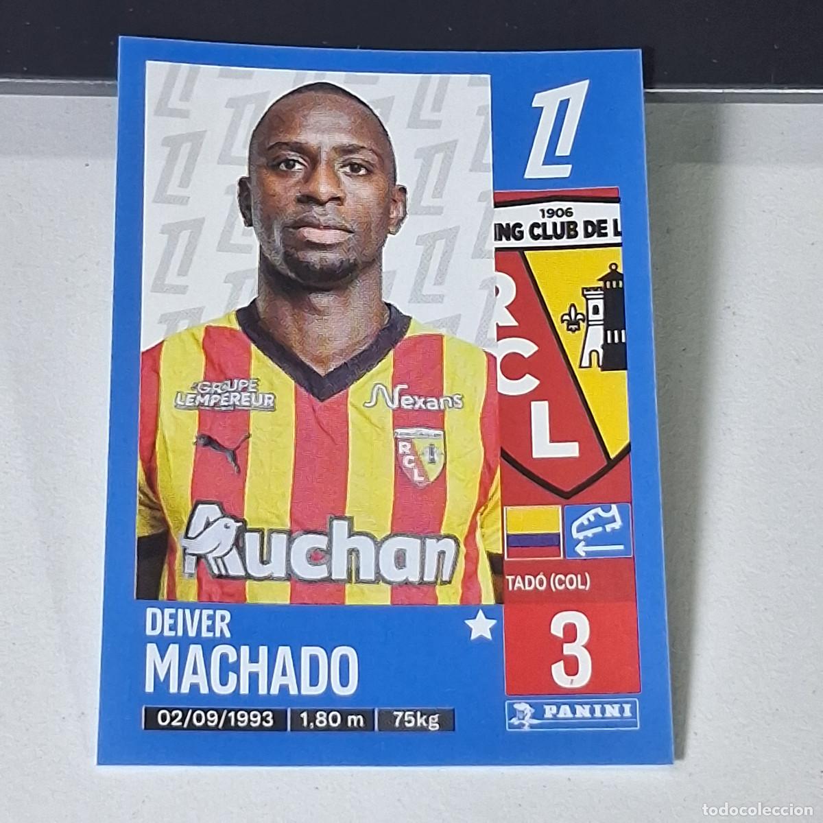 Cromos de f&uacute;tbol: B42 133 DEIVER MACHADO LENS CROMO PANINI LIGUE 1 FOOT 24-25 LIGA FRANCIA 2024-2025
