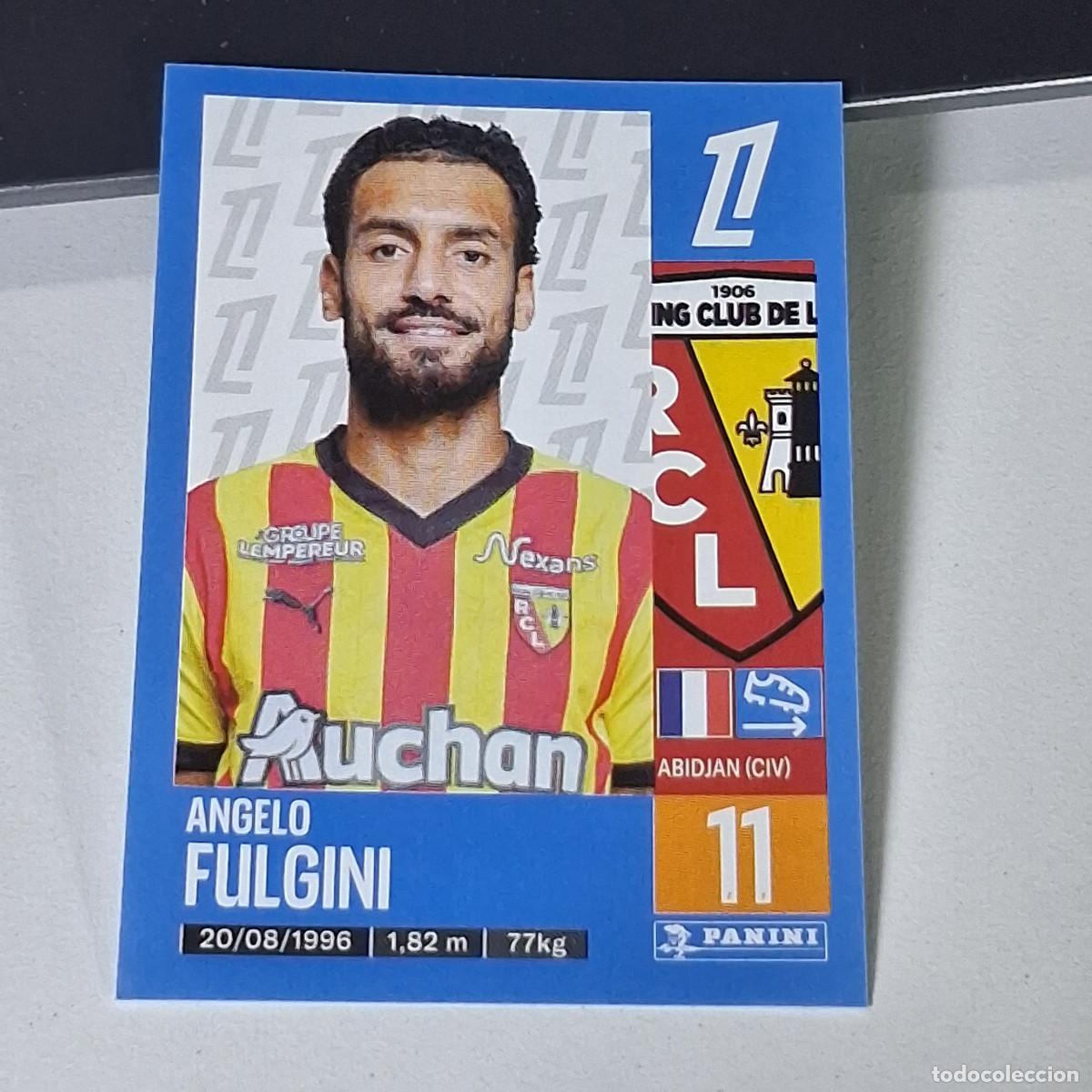 Cromos de f&uacute;tbol: B42 139 ANGELO FULGINI LENS CROMO PANINI LIGUE 1 FOOT 24-25 LIGA FRANCIA 2024-2025