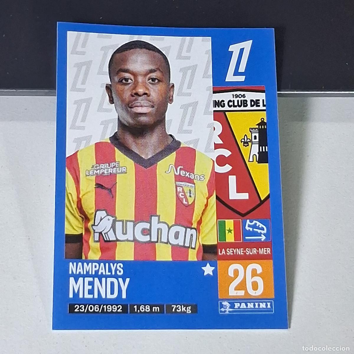 Cromos de f&uacute;tbol: B42 140 NAMPALYS MENDY LENS CROMO PANINI LIGUE 1 FOOT 24-25 LIGA FRANCIA 2024-2025
