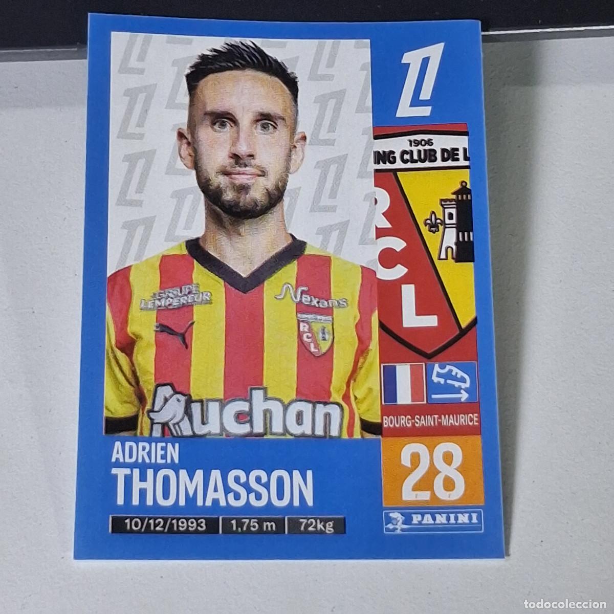 Cromos de f&uacute;tbol: B42 143 ADRIEN THOMASSON LENS CROMO PANINI LIGUE 1 FOOT 24-25 LIGA FRANCIA 2024-2025