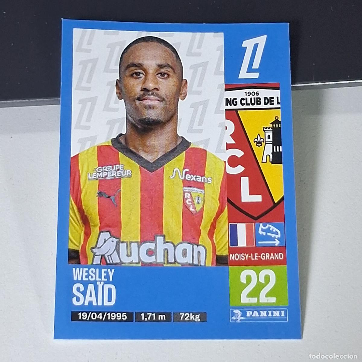 Cromos de f&uacute;tbol: B42 146 WESLEY SAID LENS CROMO PANINI LIGUE 1 FOOT 24-25 LIGA FRANCIA 2024-2025