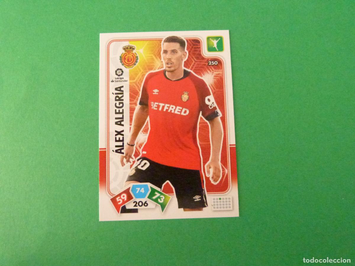 Cromos de f&uacute;tbol: TRADING CARD FUTBOL ALEX ALEGRIA R.C.D. MALLORCA N&ordm; 250 LIGA ADRENALYN XL 2019-2020/19-20 PANINI