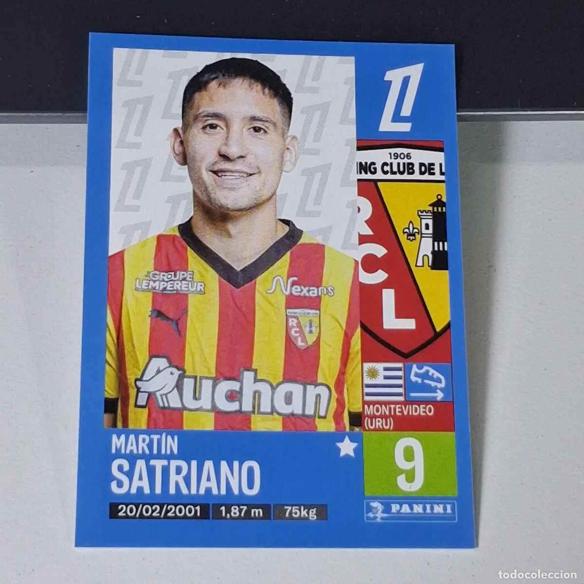 Cromos de f&uacute;tbol: B42 147 MARTIN SATRIANO LENS CROMO PANINI LIGUE 1 FOOT 24-25 LIGA FRANCIA 2024-2025