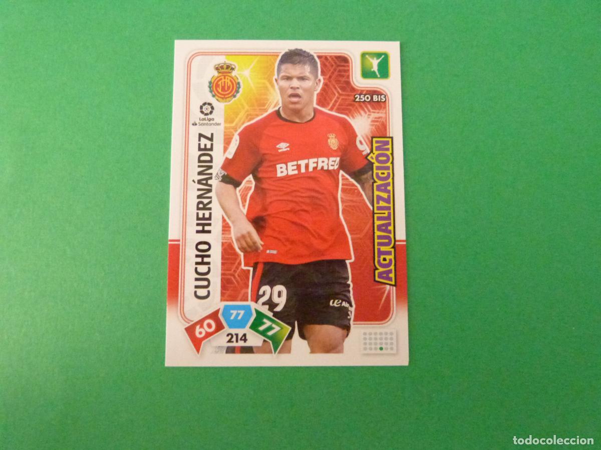 Cromos de f&uacute;tbol: TRADING CARD FUTBOL CUCHO HERNANDEZ RCD MALLORCA N&ordm; 250 BIS LIGA ADRENALYN XL 2019-2020/19-20 PANINI