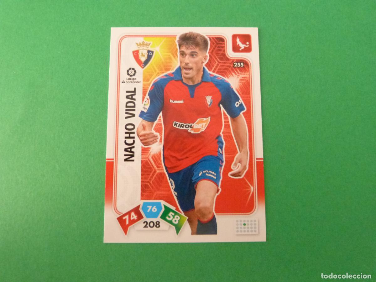 Football Stickers: TRADING CARD FUTBOL NACHO VIDAL AT. OSASUNA N&ordm; 255 LIGA ADRENALYN XL 2019-2020/19-20 PANINI