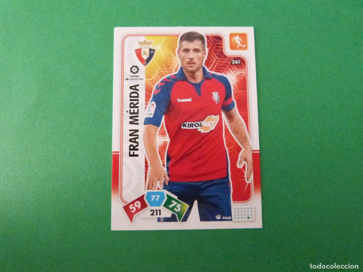 Cromos de f&uacute;tbol: TRADING CARD FUTBOL FRAN MERIDA AT. OSASUNA N&ordm; 261 LIGA ADRENALYN XL 2019-2020/19-20 PANINI