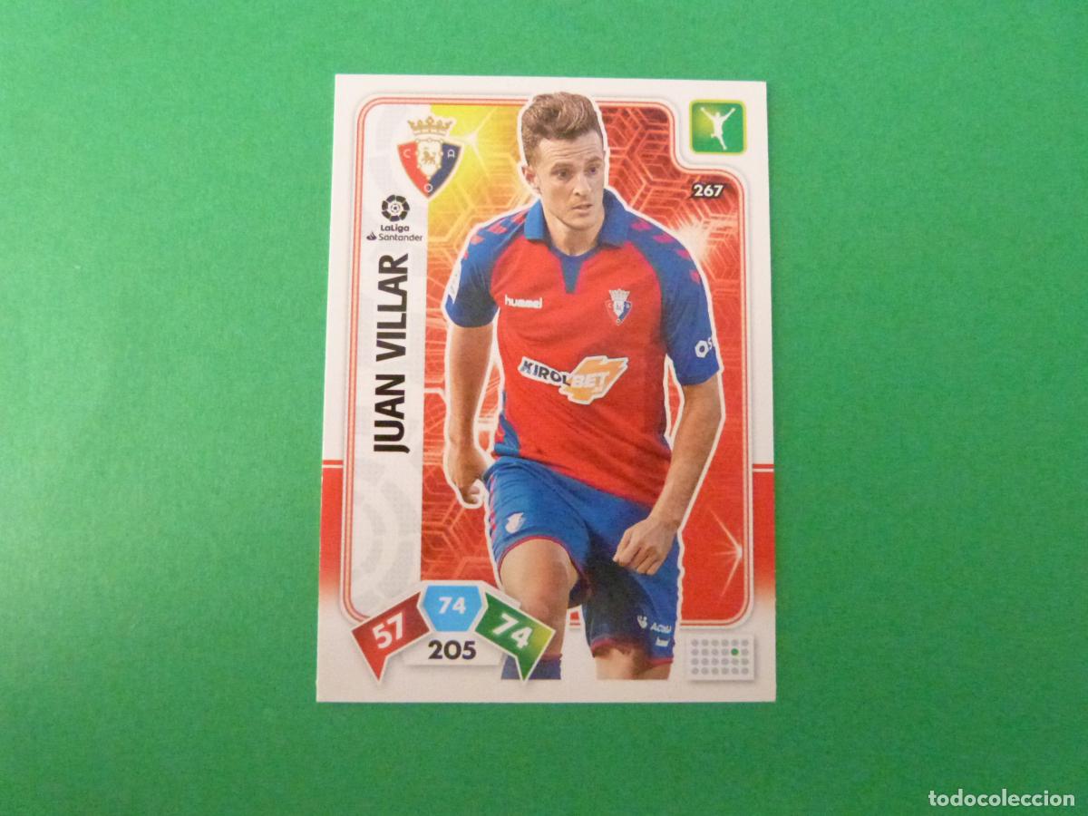 Cromos de f&uacute;tbol: TRADING CARD FUTBOL JUAN VILLAR AT. OSASUNA N&ordm; 267 LIGA ADRENALYN XL 2019-2020/19-20 PANINI
