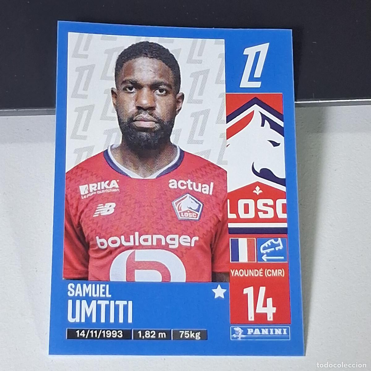 Cromos de f&uacute;tbol: B42 165 SAMUEL UMTITI LOSC LILLE CROMO PANINI LIGUE 1 FOOT 24-25 LIGA FRANCIA 2024-2025