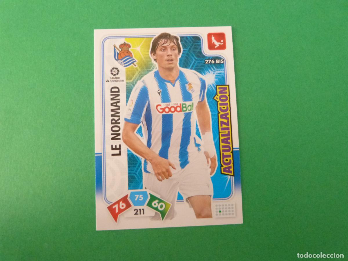 Cromos de f&uacute;tbol: TRADING CARD FUTBOL LE NORMAND REAL SOCIEDAD N&ordm; 276 BIS LIGA ADRENALYN XL 2019-2020/19-20 PANINI