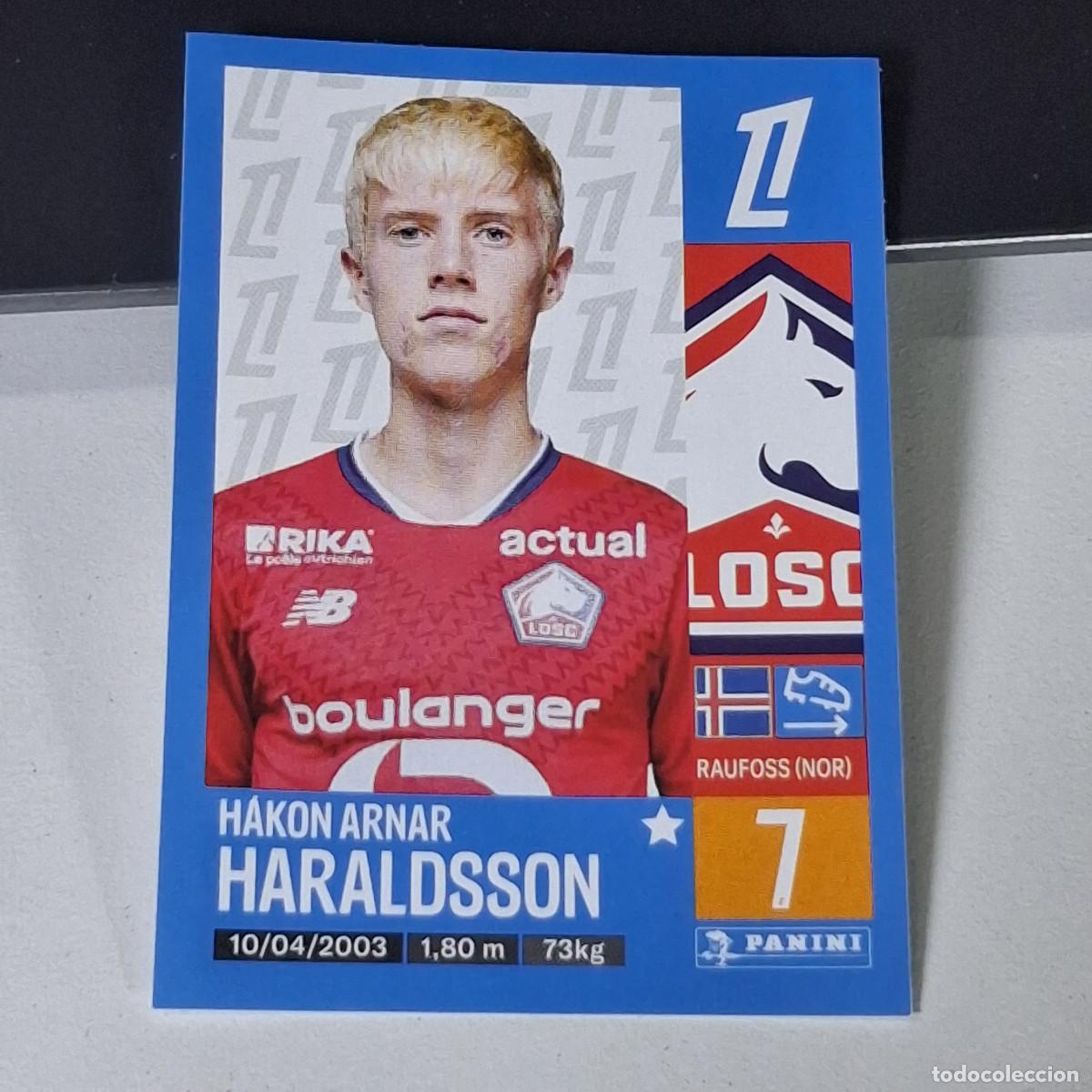 Cromos de f&uacute;tbol: B42 170 HAKON ARNAR HARALDSSON LOSC LILLE CROMO PANINI LIGUE 1 FOOT 24-25 LIGA FRANCIA 2024-2025