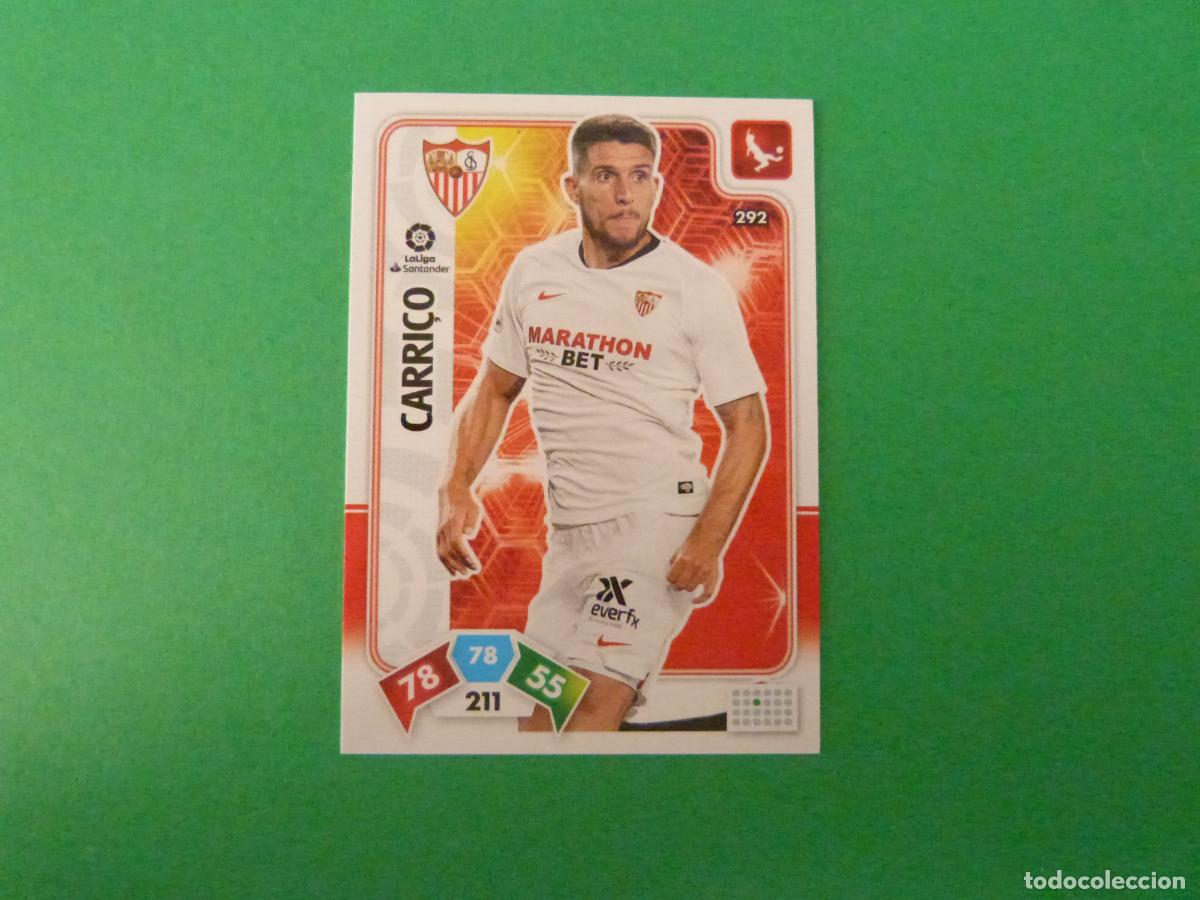 Cromos de f&uacute;tbol: TRADING CARD FUTBOL CARRI&Ccedil;O SEVILLA F.C. N&ordm; 292 LIGA ADRENALYN XL 2019-2020/19-20 PANINI