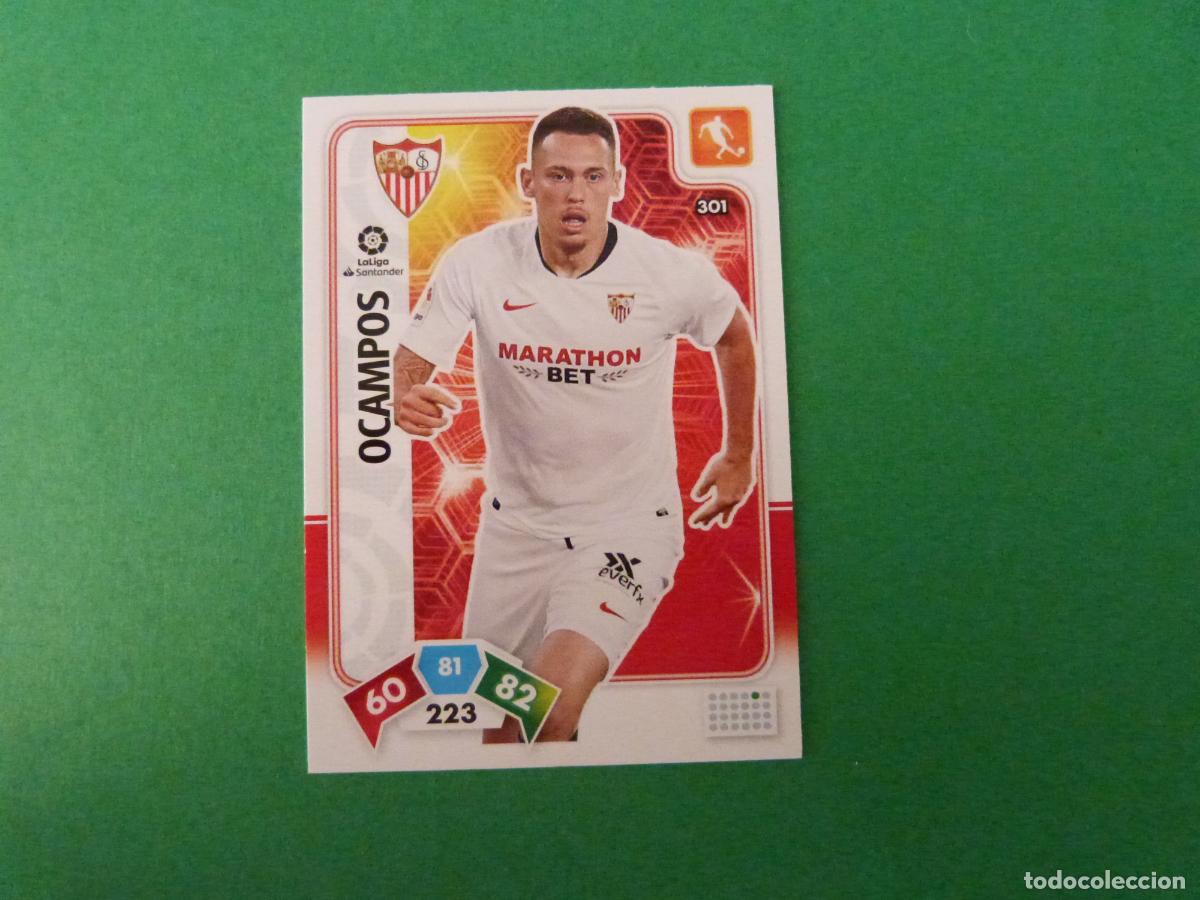 Cromos de f&uacute;tbol: TRADING CARD FUTBOL OCAMPOS SEVILLA F.C. N&ordm; 301 LIGA ADRENALYN XL 2019-2020/19-20 PANINI