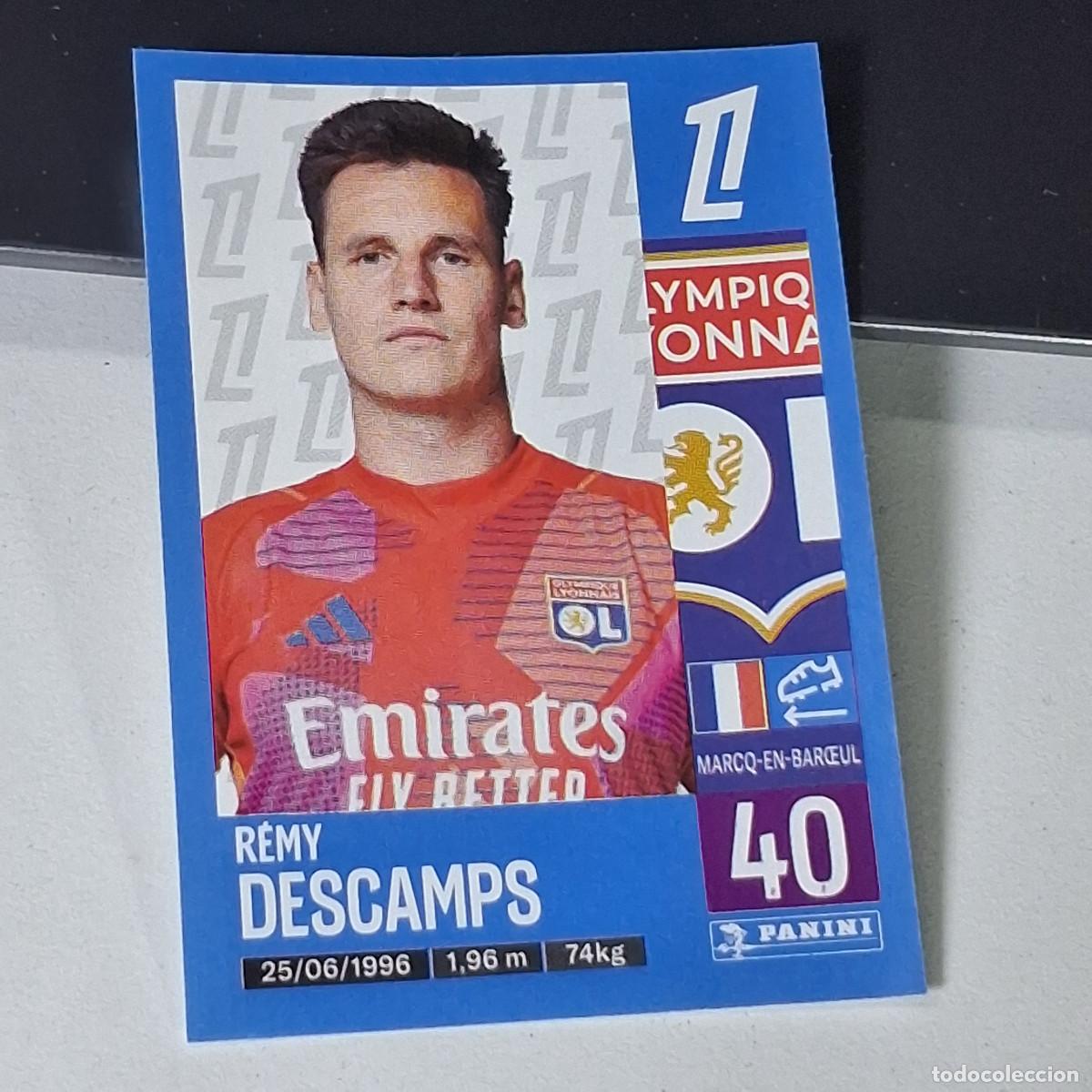 Cromos de f&uacute;tbol: B42 180 REMY DESCAMPS OLYMPIQUE LYON CROMO PANINI LIGUE 1 FOOT 24-25 LIGA FRANCIA 2024-2025
