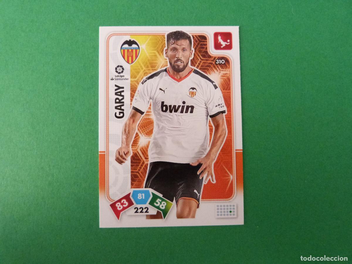 Cromos de f&uacute;tbol: TRADING CARD FUTBOL GARAY VALENCIA C.F. N&ordm; 310 LIGA ADRENALYN XL 2019-2020/19-20 PANINI