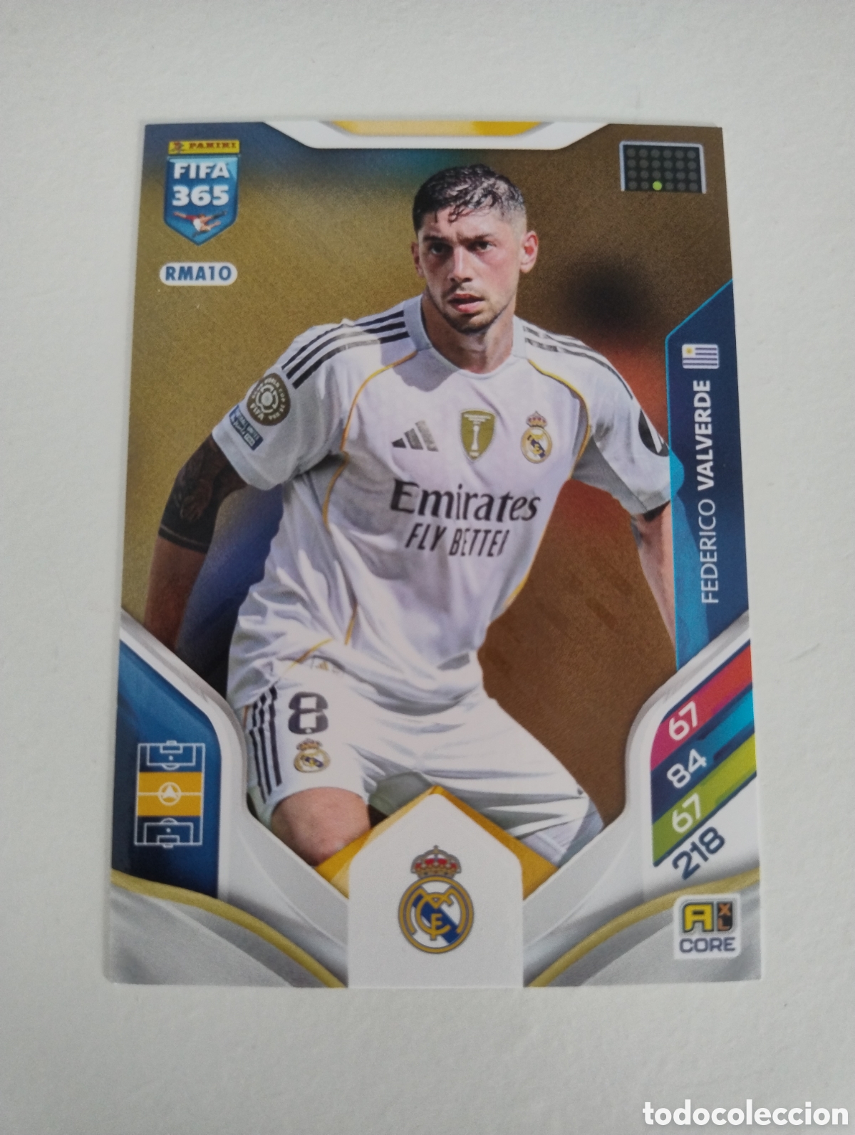 Cromos de f&uacute;tbol: RMA 10 - Valverde - Real Madrid - Adrenalyn XL FIFA 365 2026