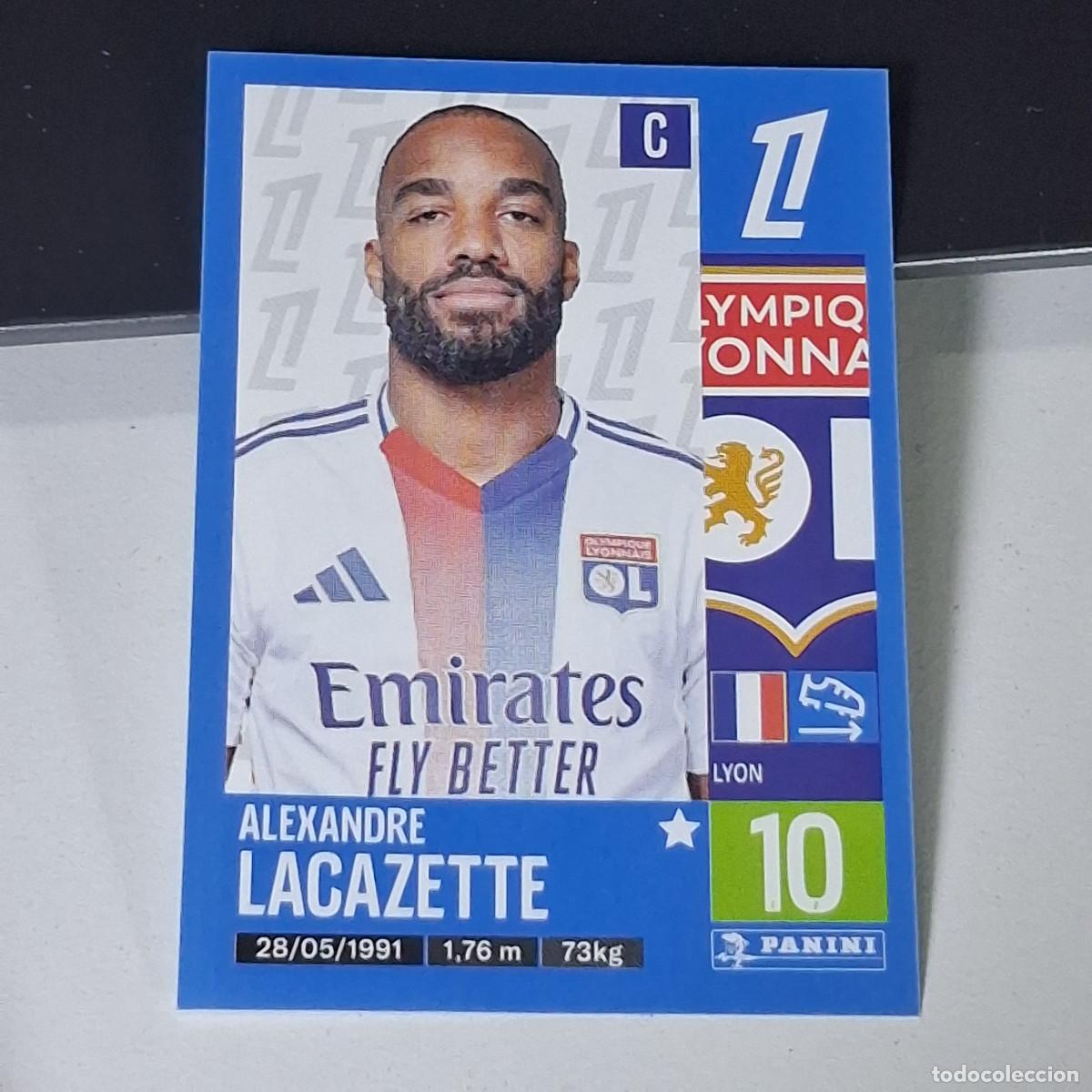 Fu&szlig;ball-Sticker: B42 199 ALEXANDRE LACAZETTE OLYMPIQUE LYON CROMO PANINI LIGUE 1 FOOT 24-25 LIGA FRANCIA 2024-2025