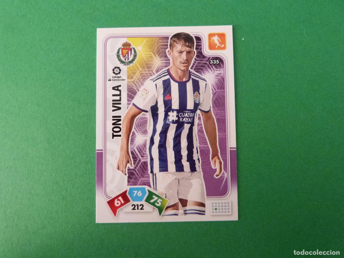 Fu&szlig;ball-Sticker: TRADING CARD FUTBOL TONI VILLA REAL VALLADOLID C.F. N&ordm; 335 LIGA ADRENALYN XL 2019-2020/19-20 PANINI