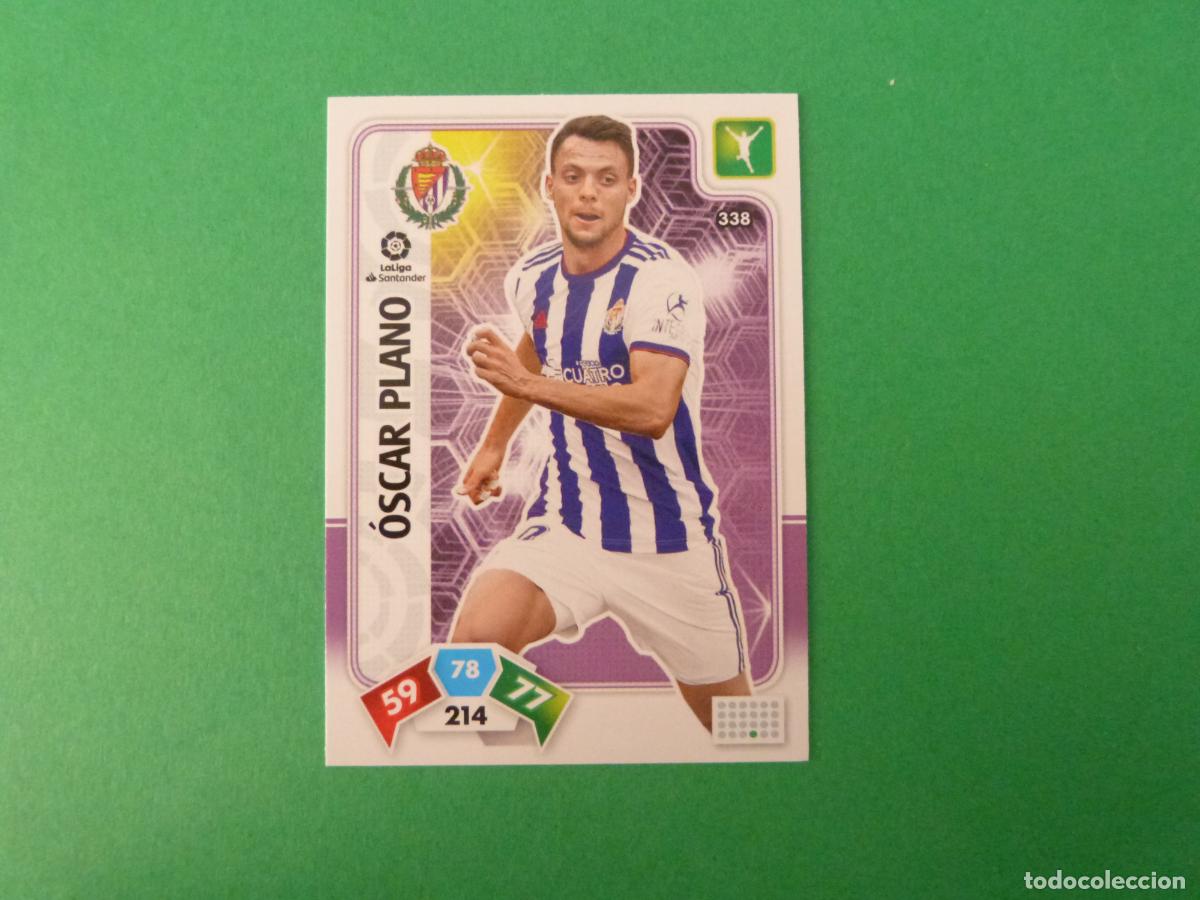 Cromos de f&uacute;tbol: TRADING CARD FUTBOL OSCAR PLANO REAL VALLADOLID C.F. N&ordm; 338 LIGA ADRENALYN XL 2019-2020/19-20 PANINI