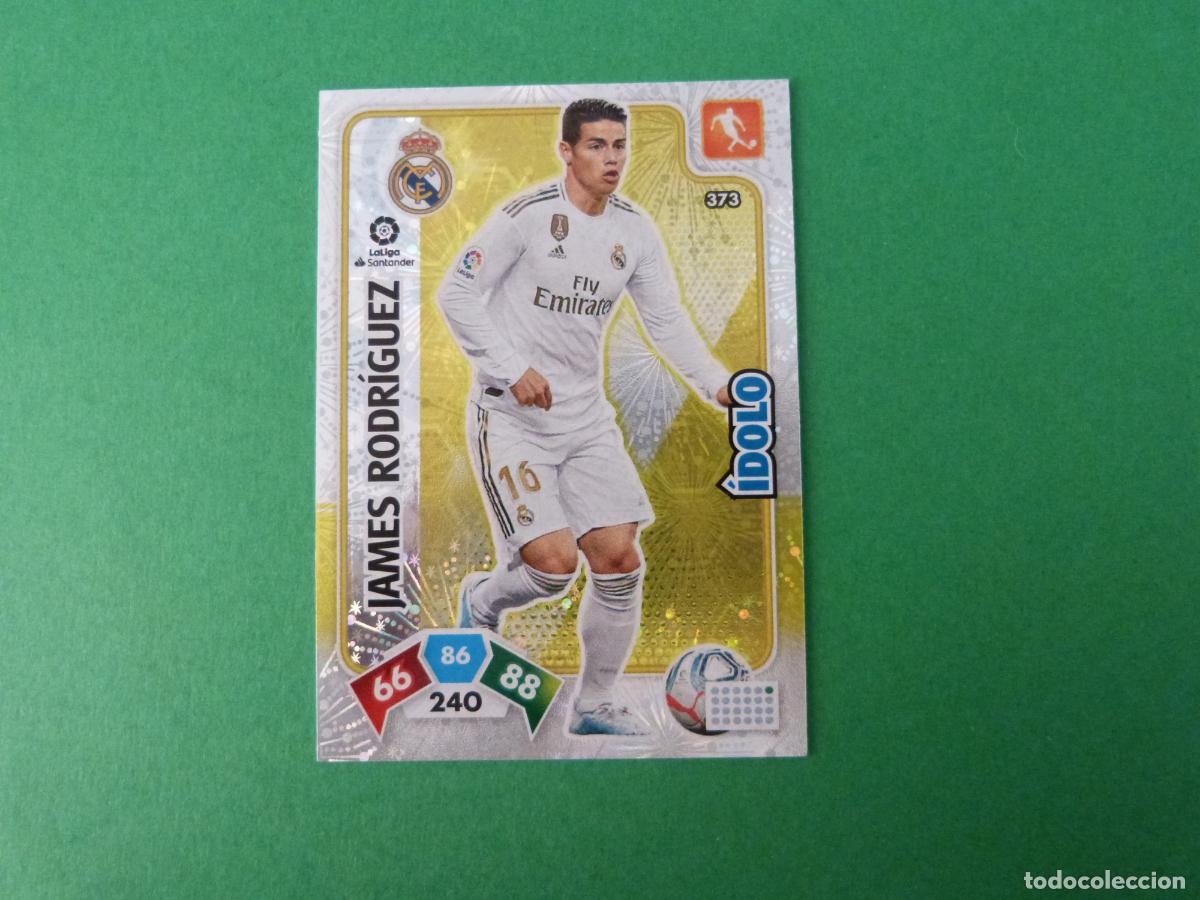Cromos de f&uacute;tbol: TRADING CARD FUTBOL JAMES RODRIGUEZ REAL MADRID C.F. N&ordm; 373 LIGA ADRENALYN XL 2019-2020/19-20 PANINI